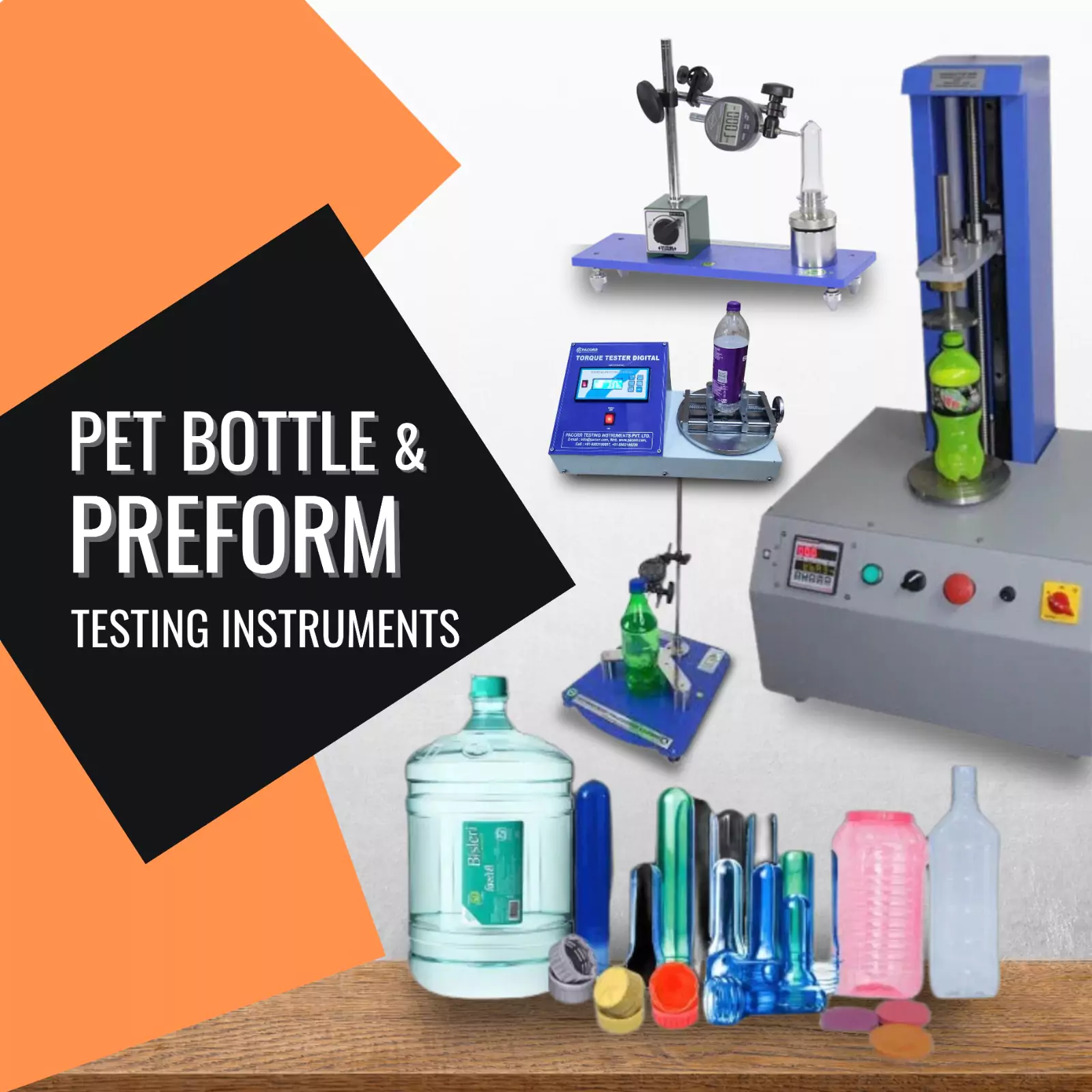 PET Bottle and Preform Testing Instruments